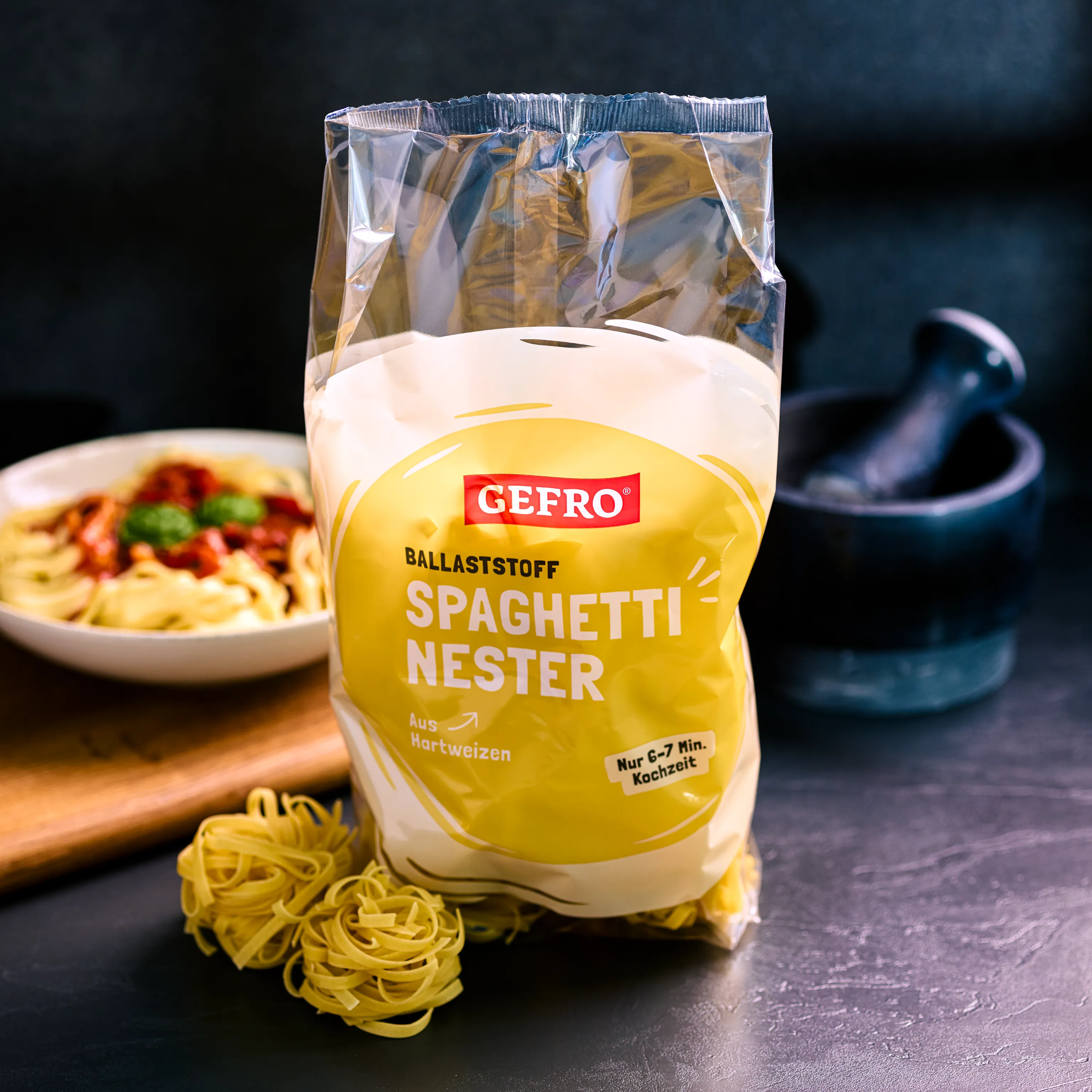 Ballaststoff Spaghetti-Nester aus Hartweizen - Image 6