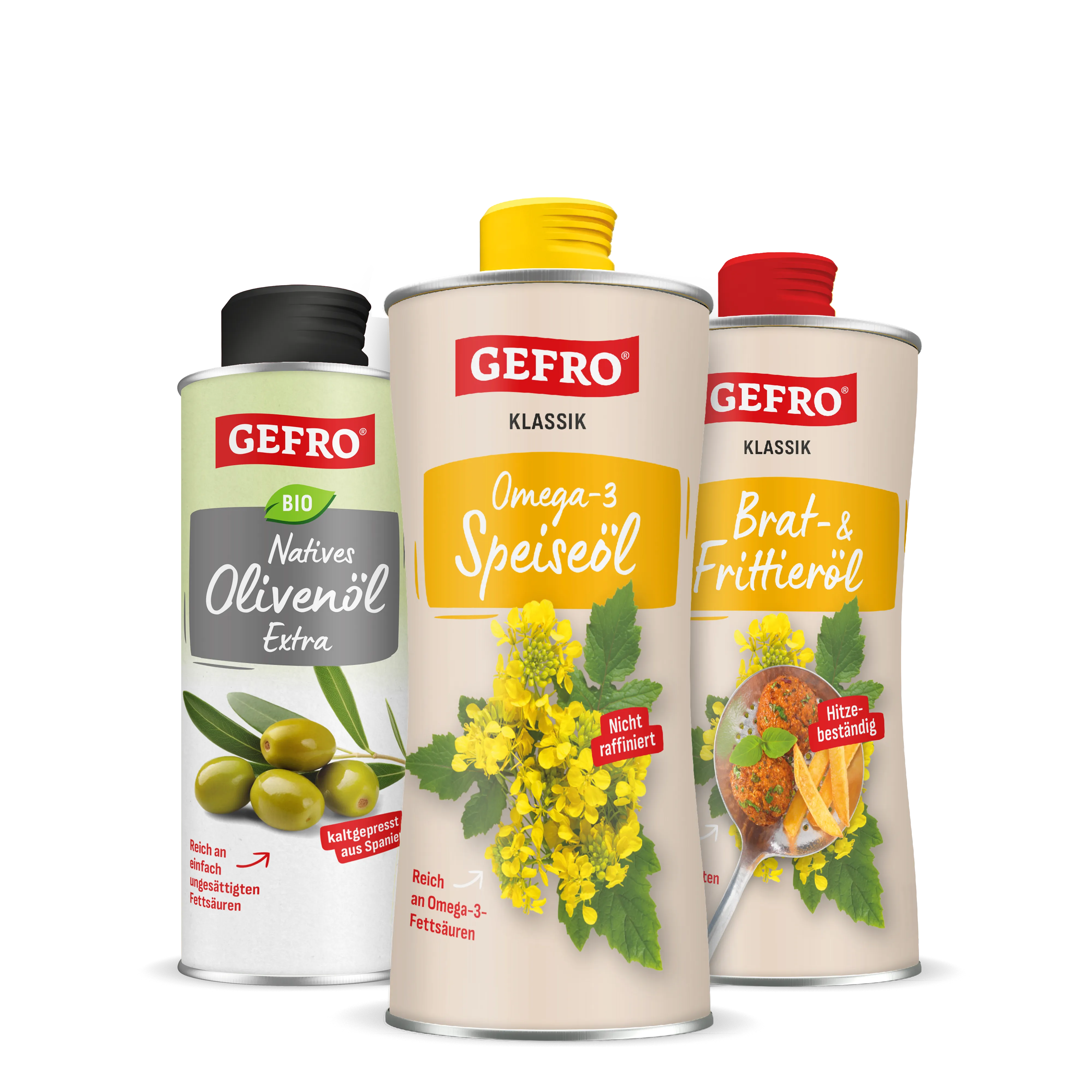 Beste Speiseöle 3er Set