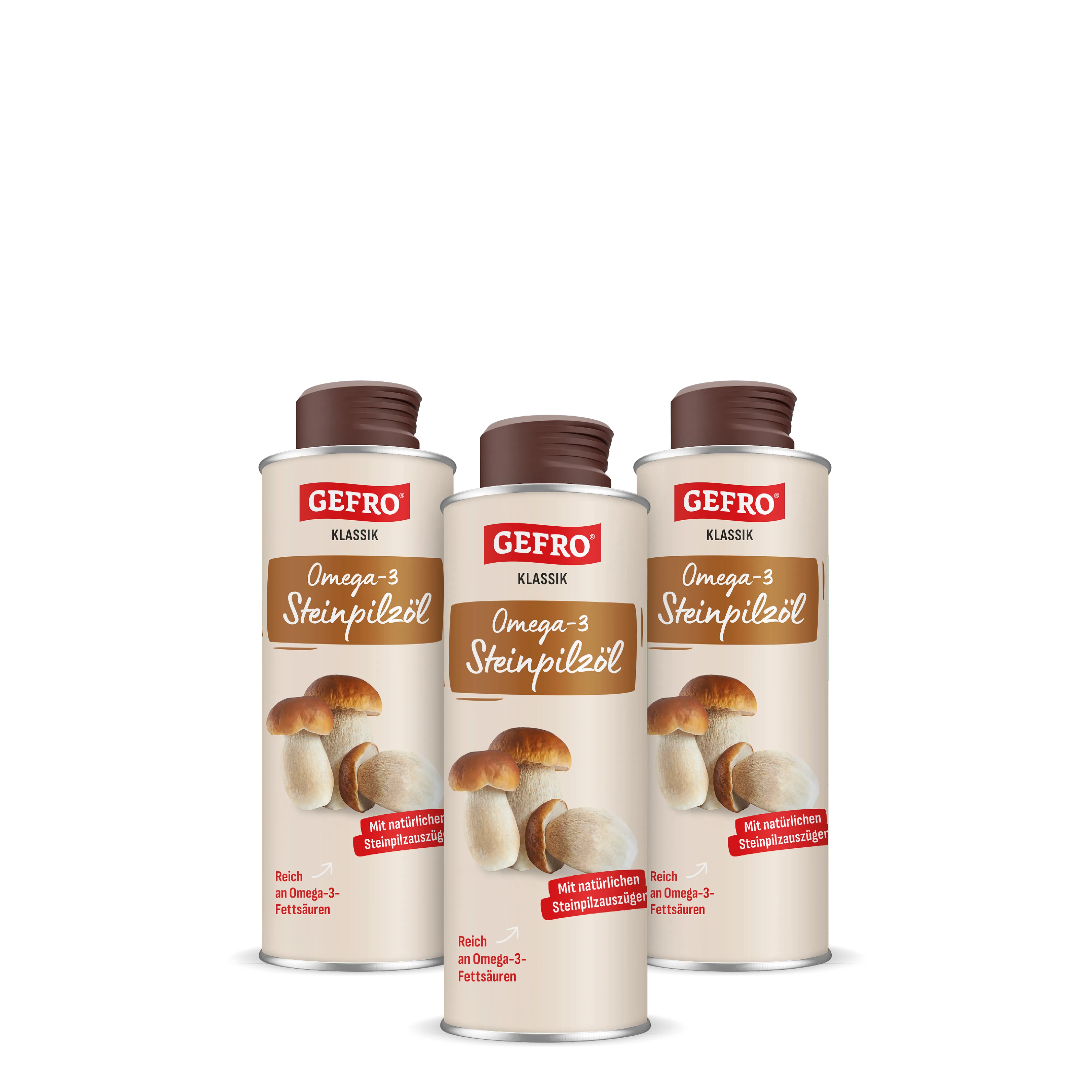 Omega-3 Steinpilzöl 3er Set